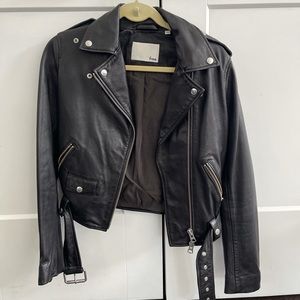 Aritzia Wilfred leather jacket